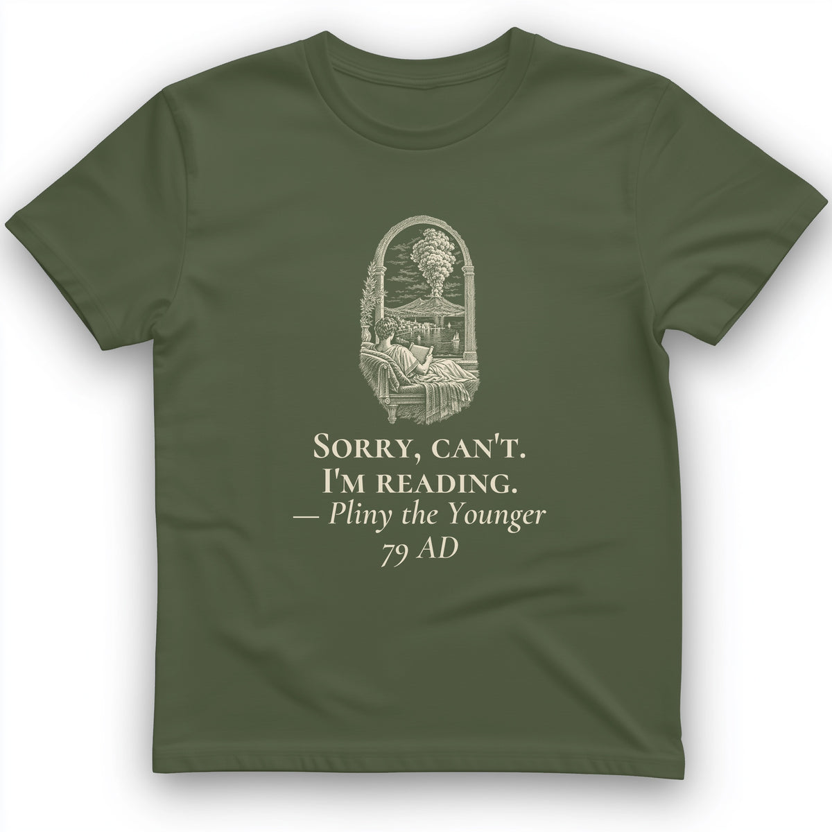 Pliny Sorry Cant Im Reading T-Shirt