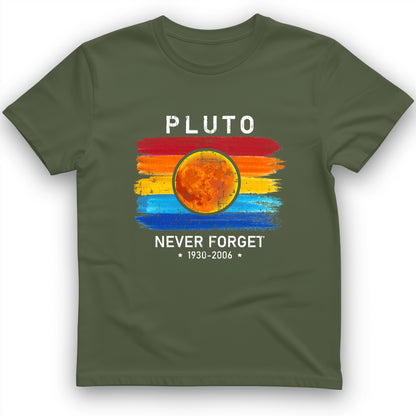 Pluto Never Forget T-Shirt