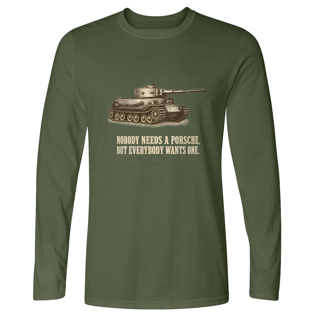 Porsche Tiger Long Sleeve T-Shirt