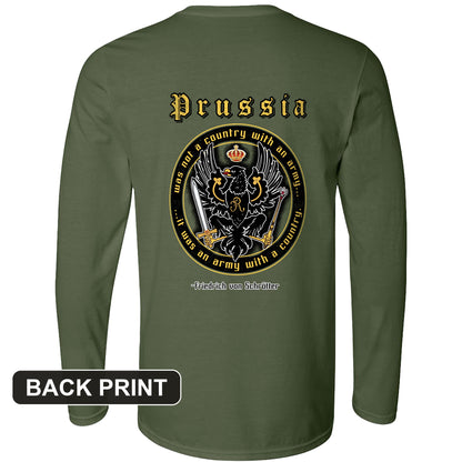 Prussia Back Print Long Sleeve T-Shirt