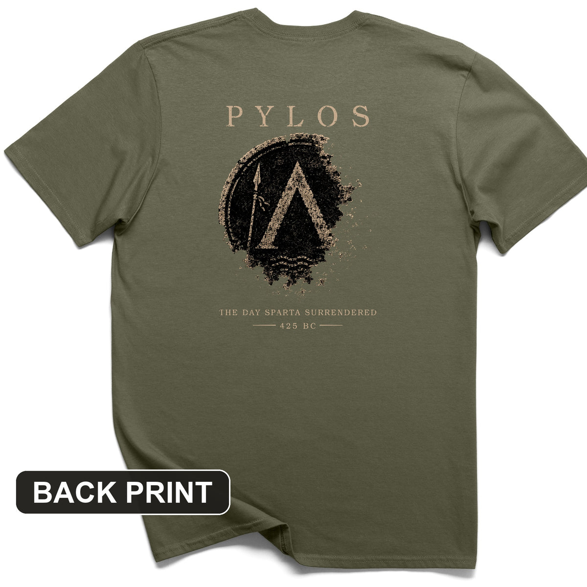 Pylos Back Print T-Shirt