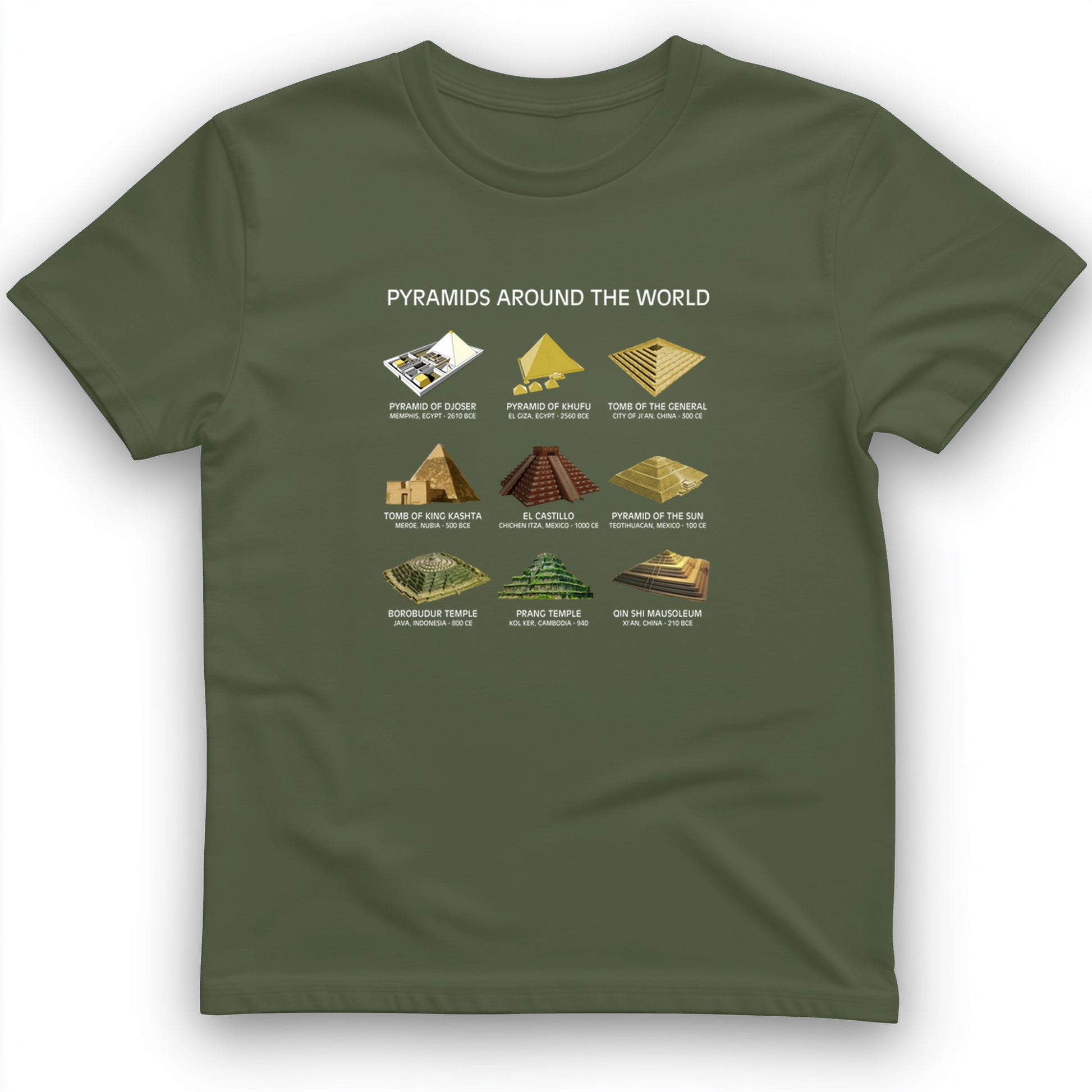 Pyramids of The World T-Shirt