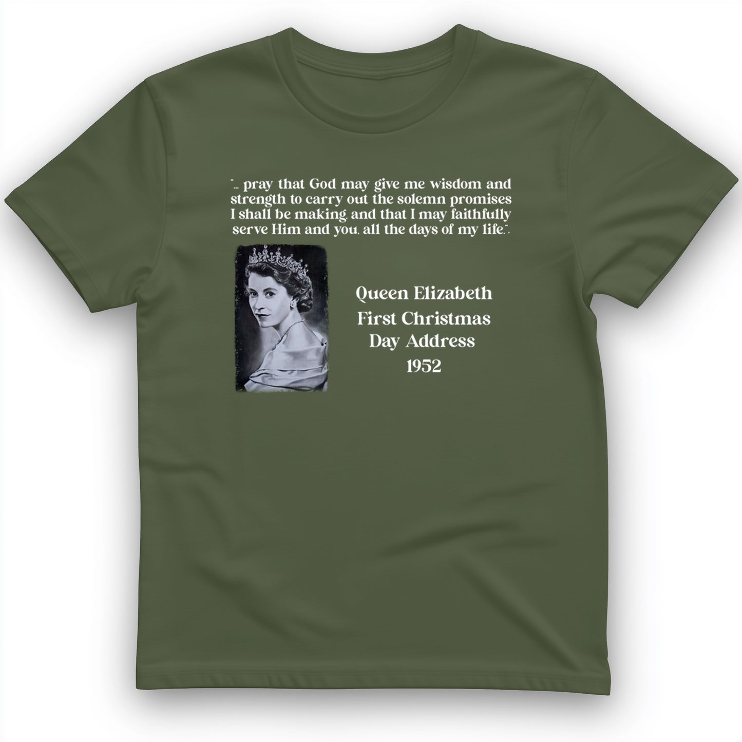 Queen Elizabeth II Xmas Address T-Shirt