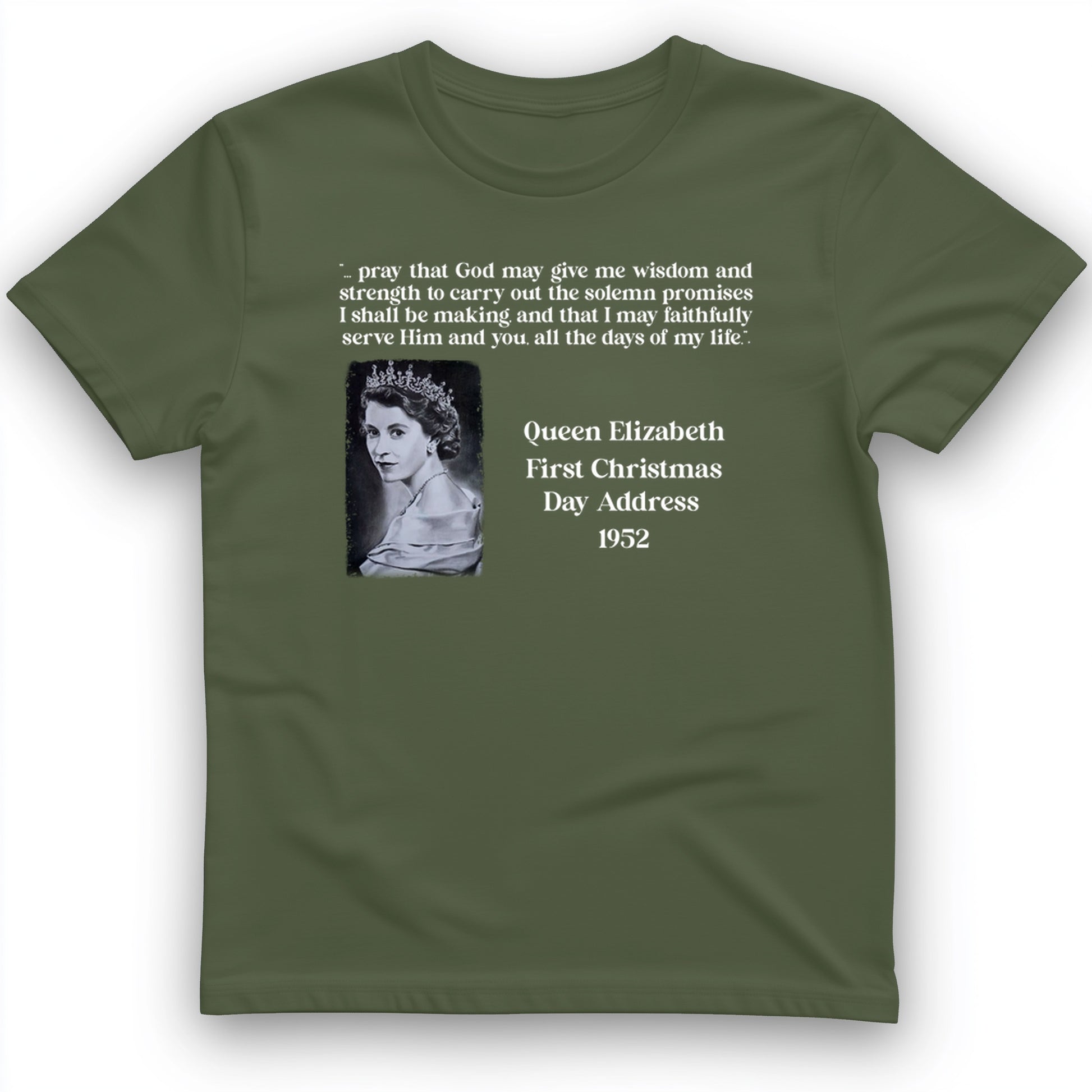 Queen Elizabeth II Xmas Address T-Shirt
