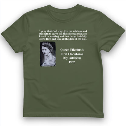 Queen Elizabeth II Xmas Address T-Shirt