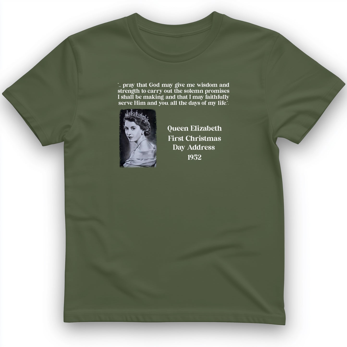 Queen Elizabeth II Xmas Address T-Shirt