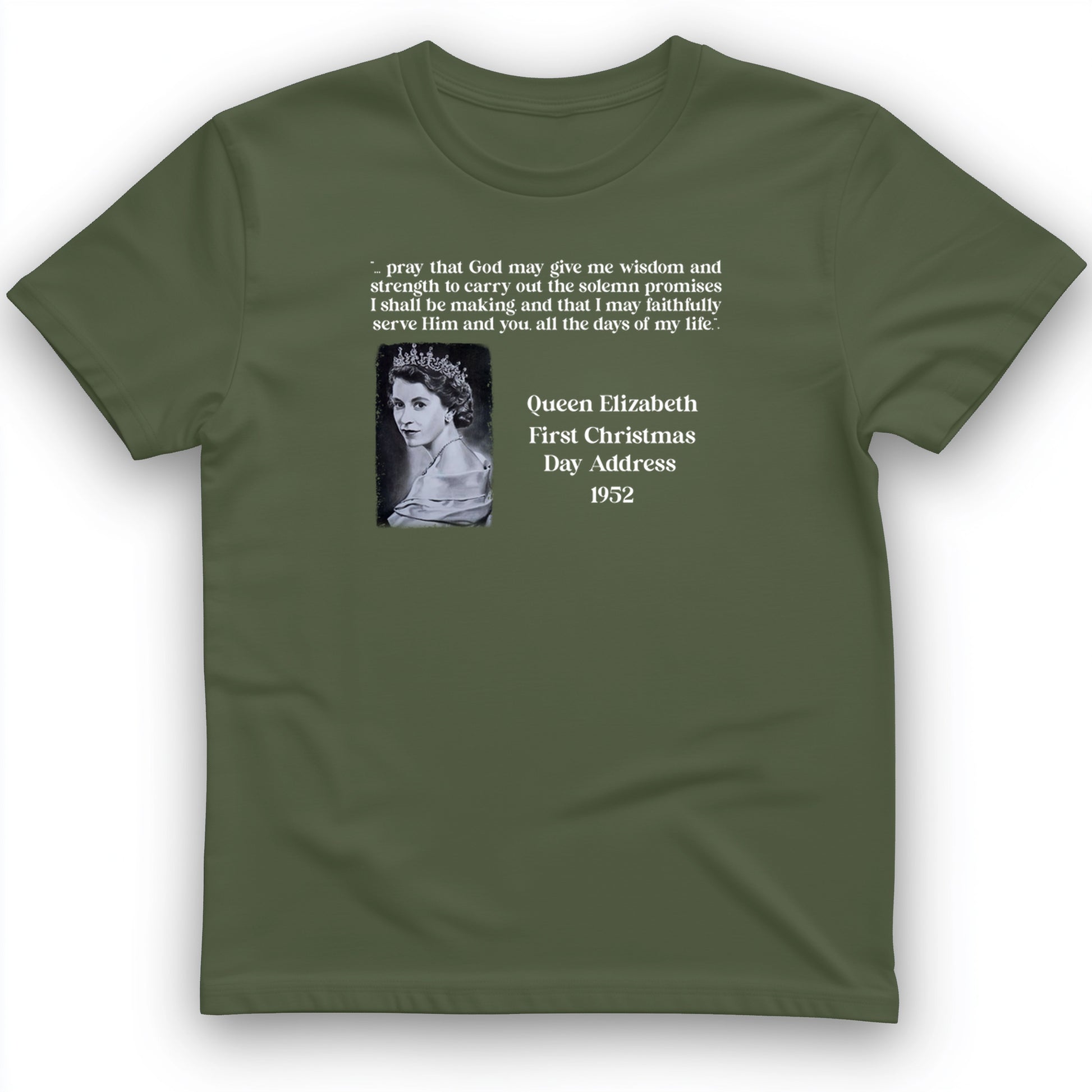 Queen Elizabeth II Xmas Address T-Shirt