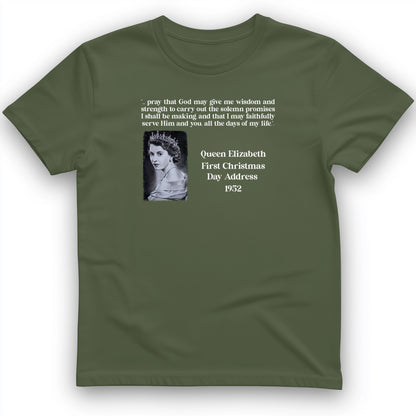 Queen Elizabeth II Xmas Address T-Shirt