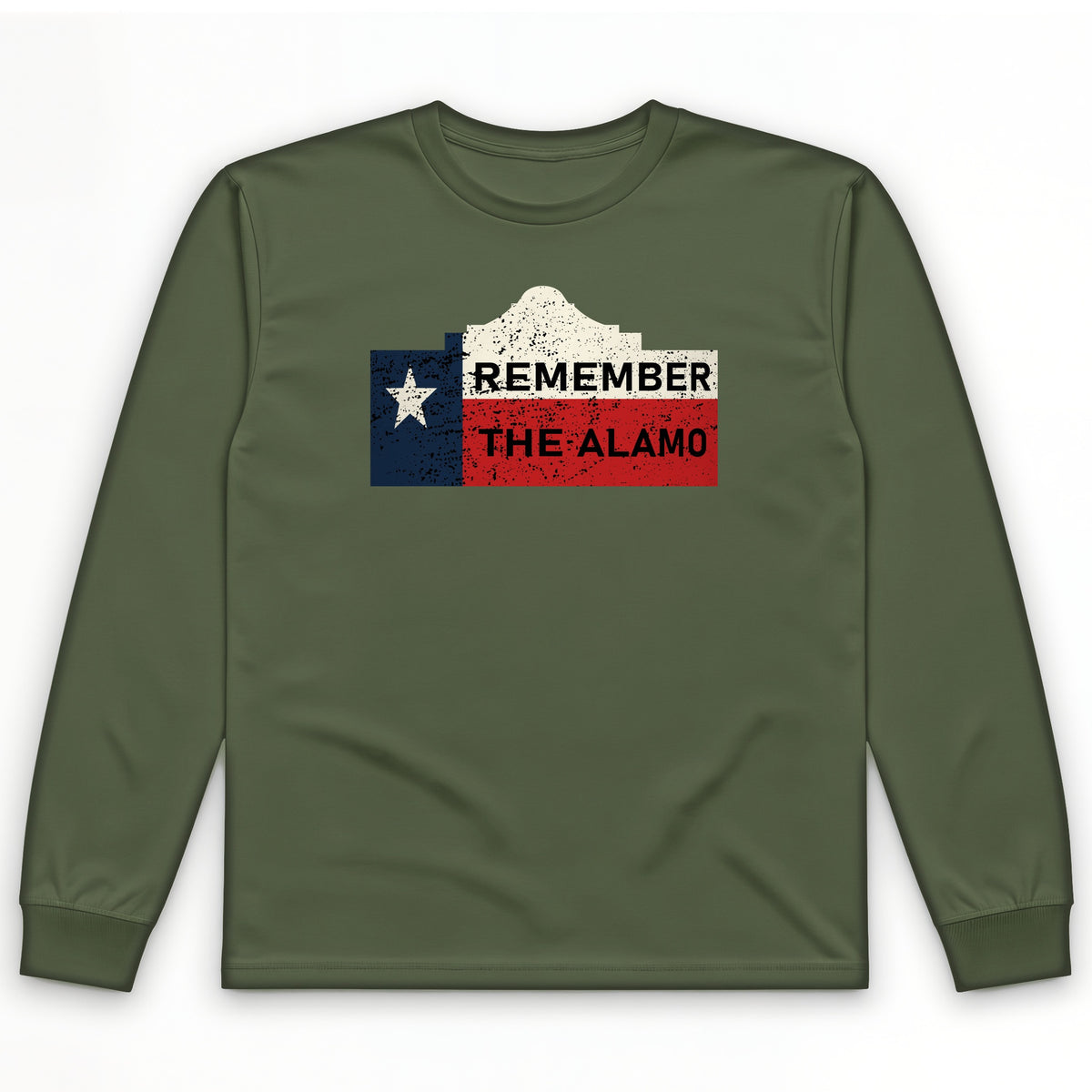 Remember The Alamo Long Sleeve T-Shirt
