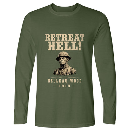 Retreat Hell Bust Long Sleeve T-Shirt