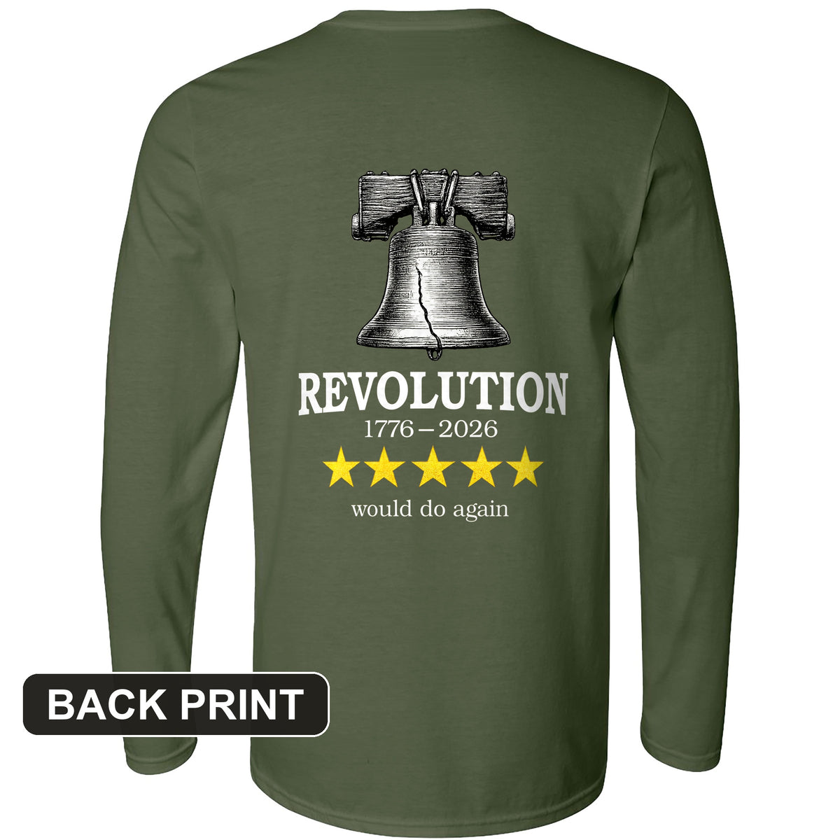 Revolution Back Print Long Sleeve T-Shirt
