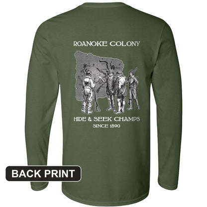 Roanoke Back Print Long Sleeve T-Shirt