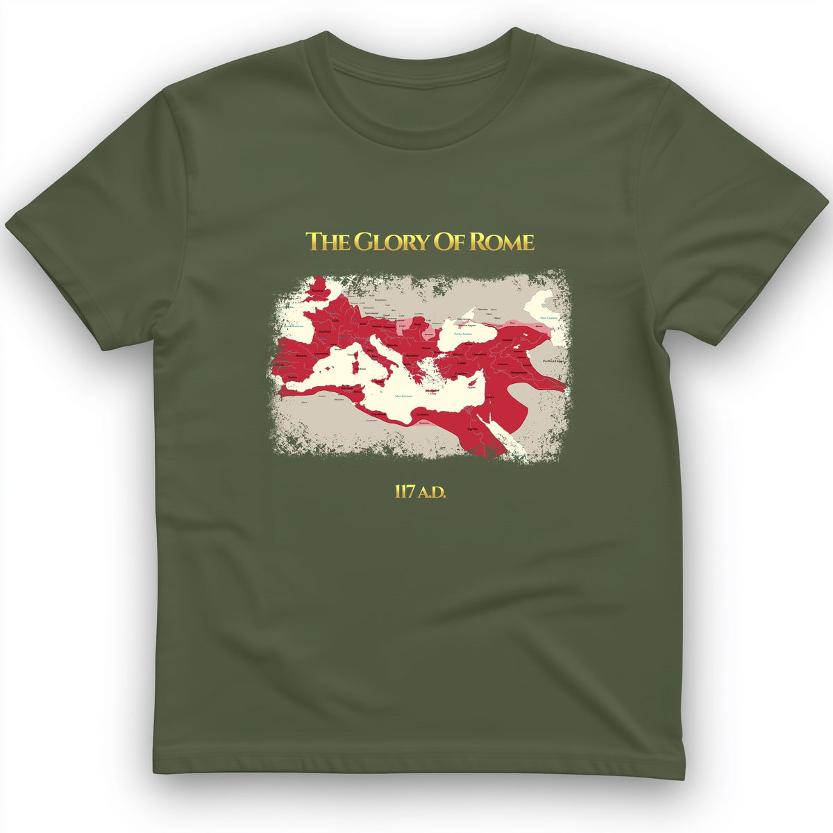 Roman Empire Map T-Shirt