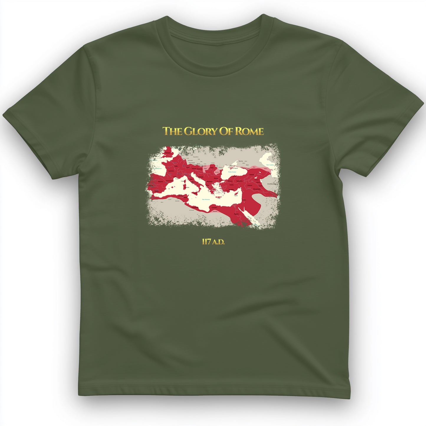Roman Empire Map T- Shirt
