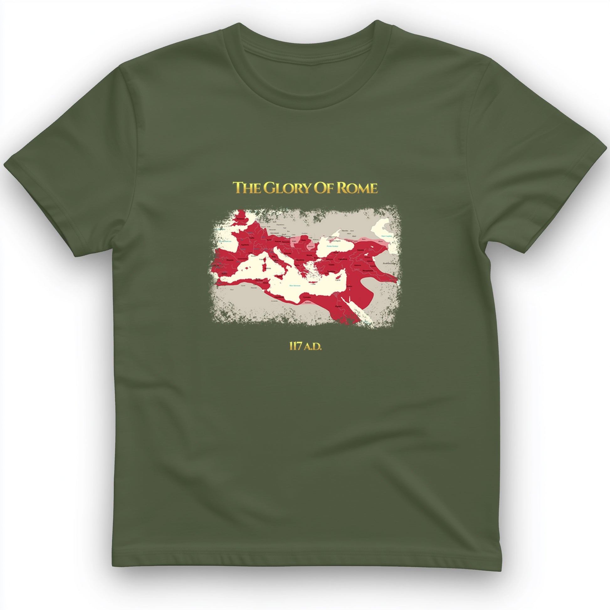 Roman Empire Map T- Shirt