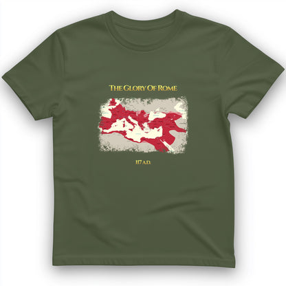Roman Empire Map T- Shirt