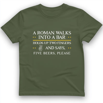 Roman Walks Into a Bar T-Shirt