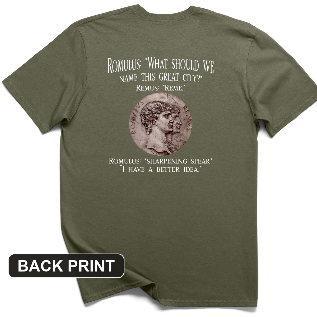 Rome Back Print T-Shirt