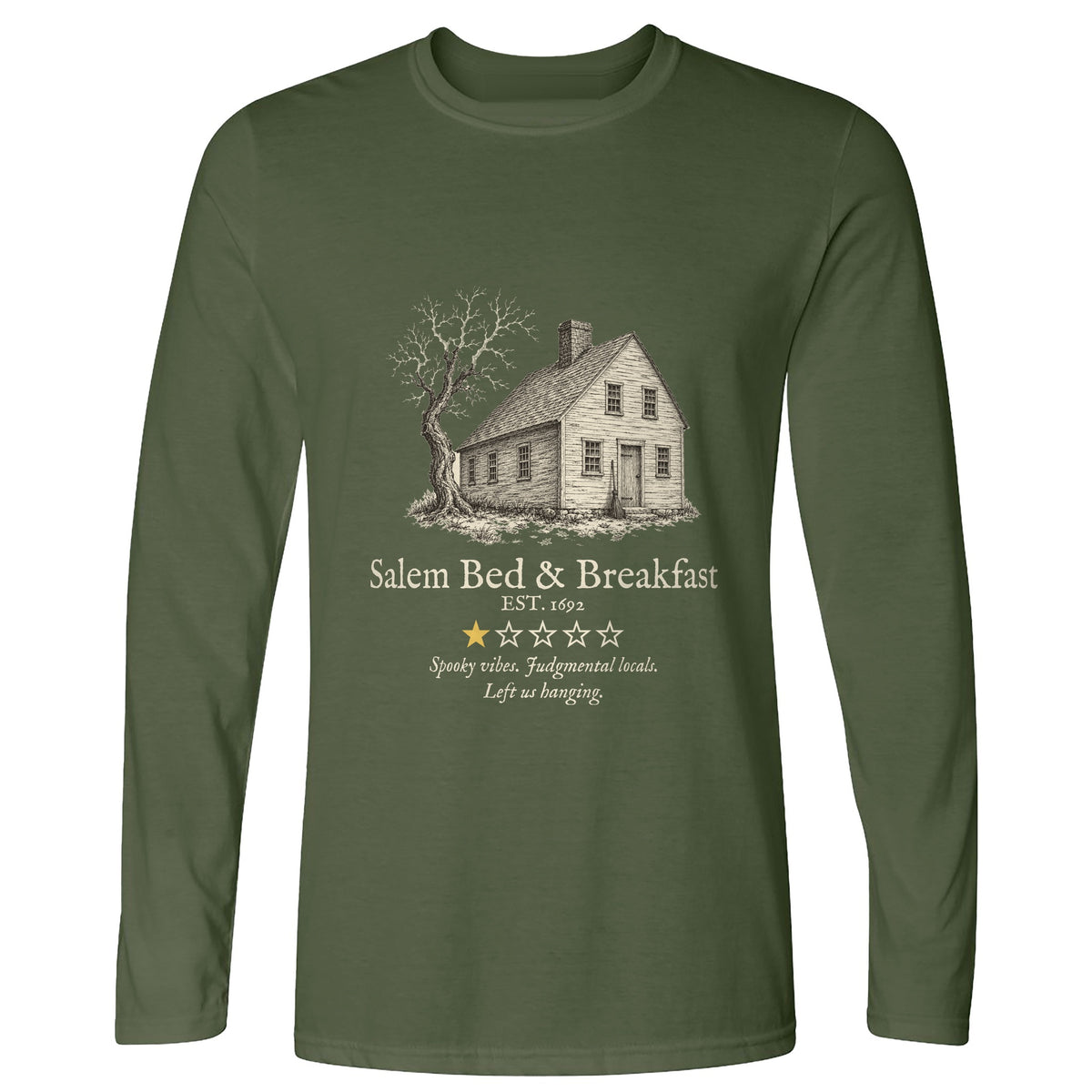 Salem Bed And Breakfast 1692 Long Sleeve T-Shirt