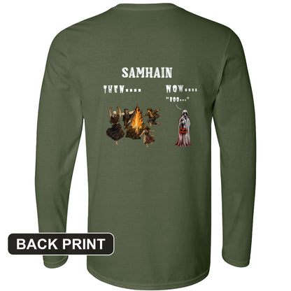 Samhain Back Print Long Sleeve T-Shirt