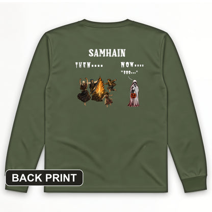 Samhain Back Print Long Sleeve T-Shirt