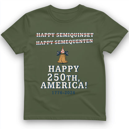 Semiquincentennial Spelling T-Shirt