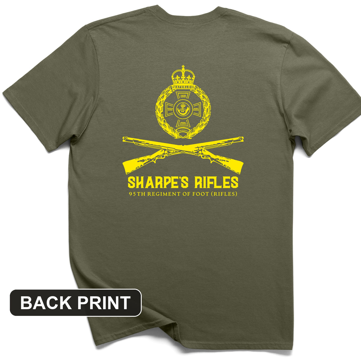 Sharpe's Rifles Back Print T-Shirt