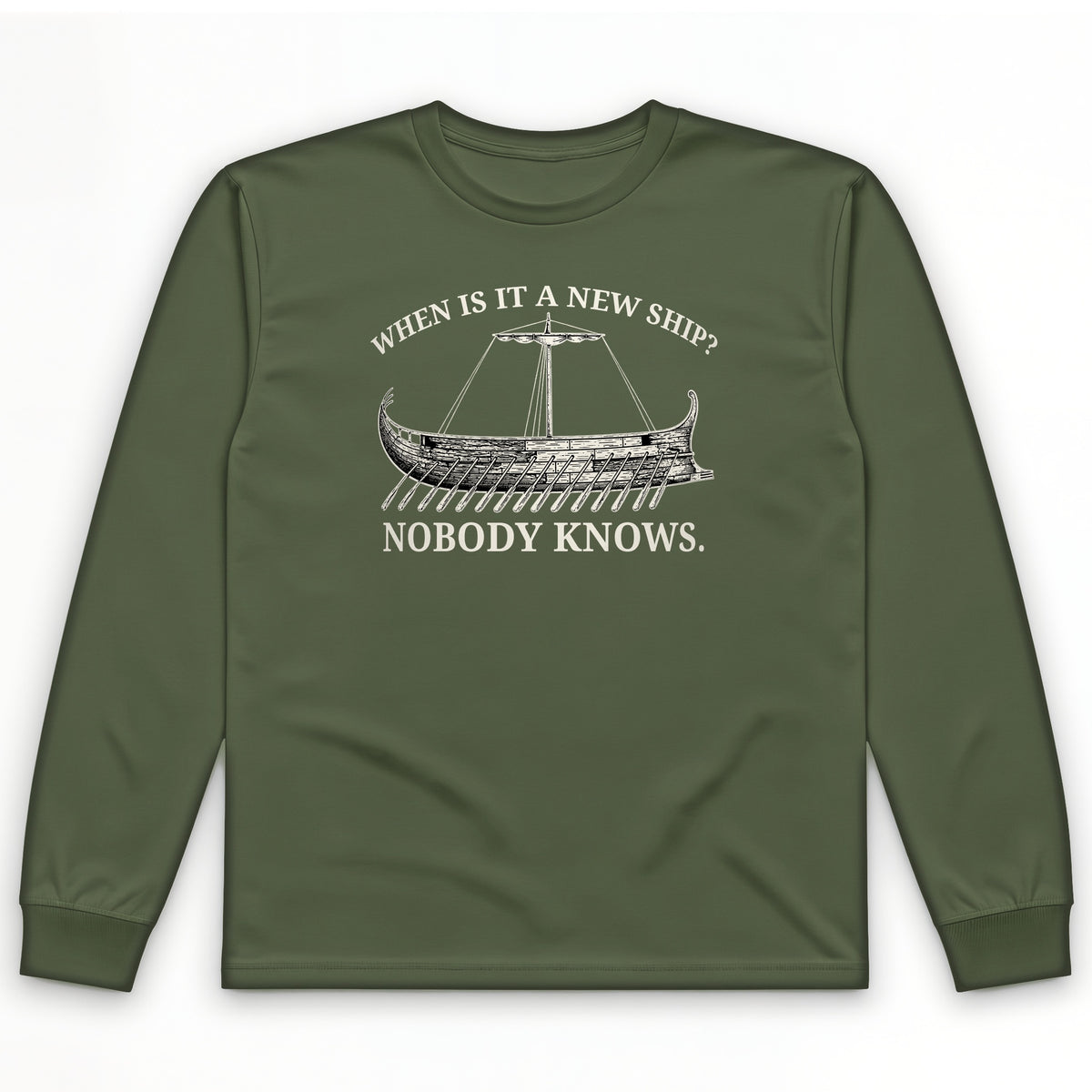 Ship of Theseus Long Sleeve T-Shirt