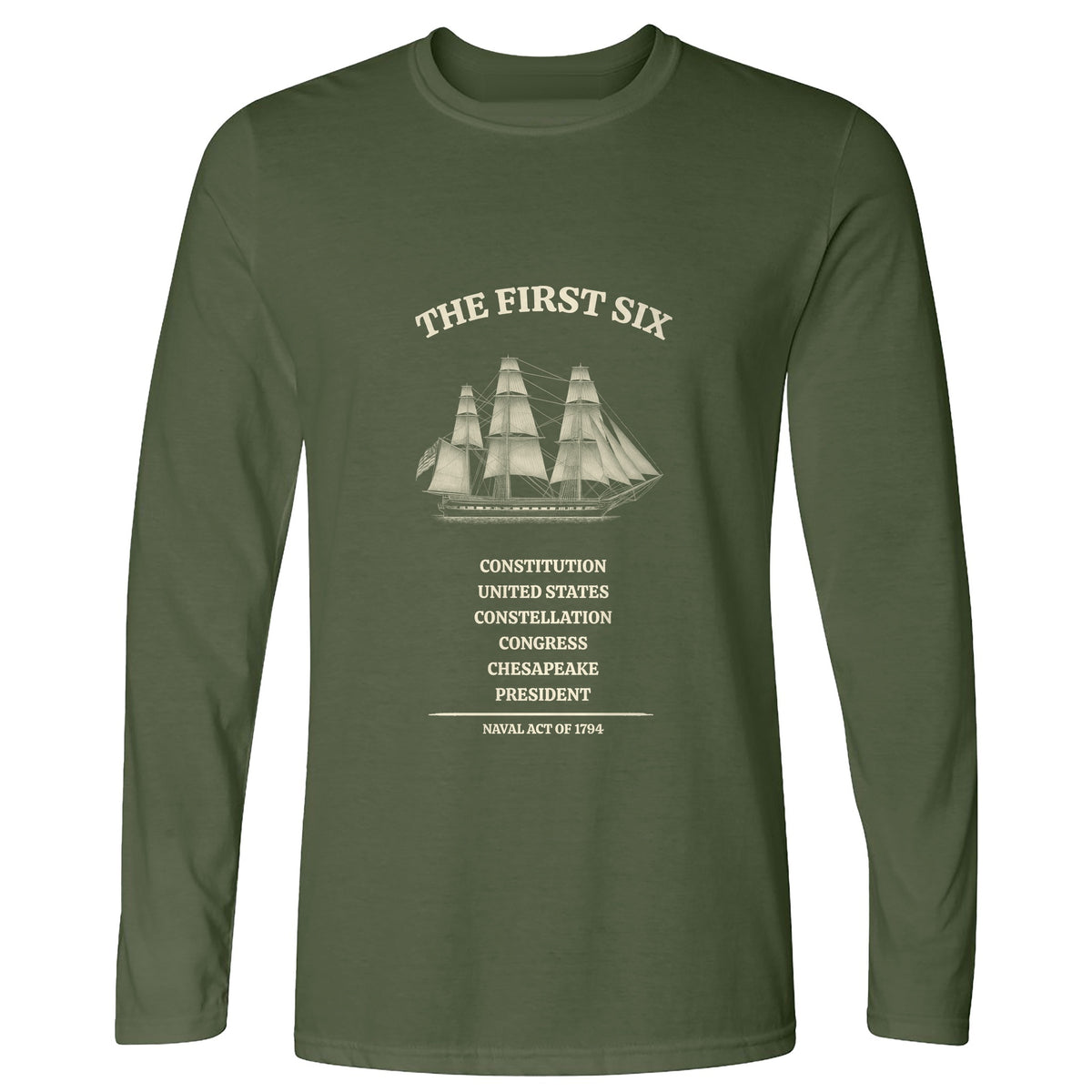 Six Frigates Long Sleeve T-Shirt