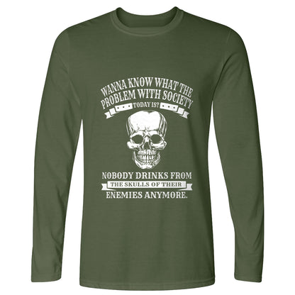 Skulls of Their Enemies Long Sleeve T-Shirt