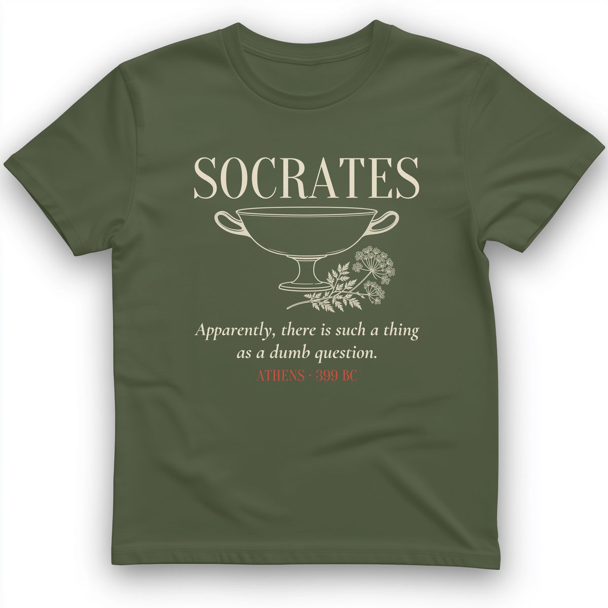 Socrates Dumb Question T-Shirt