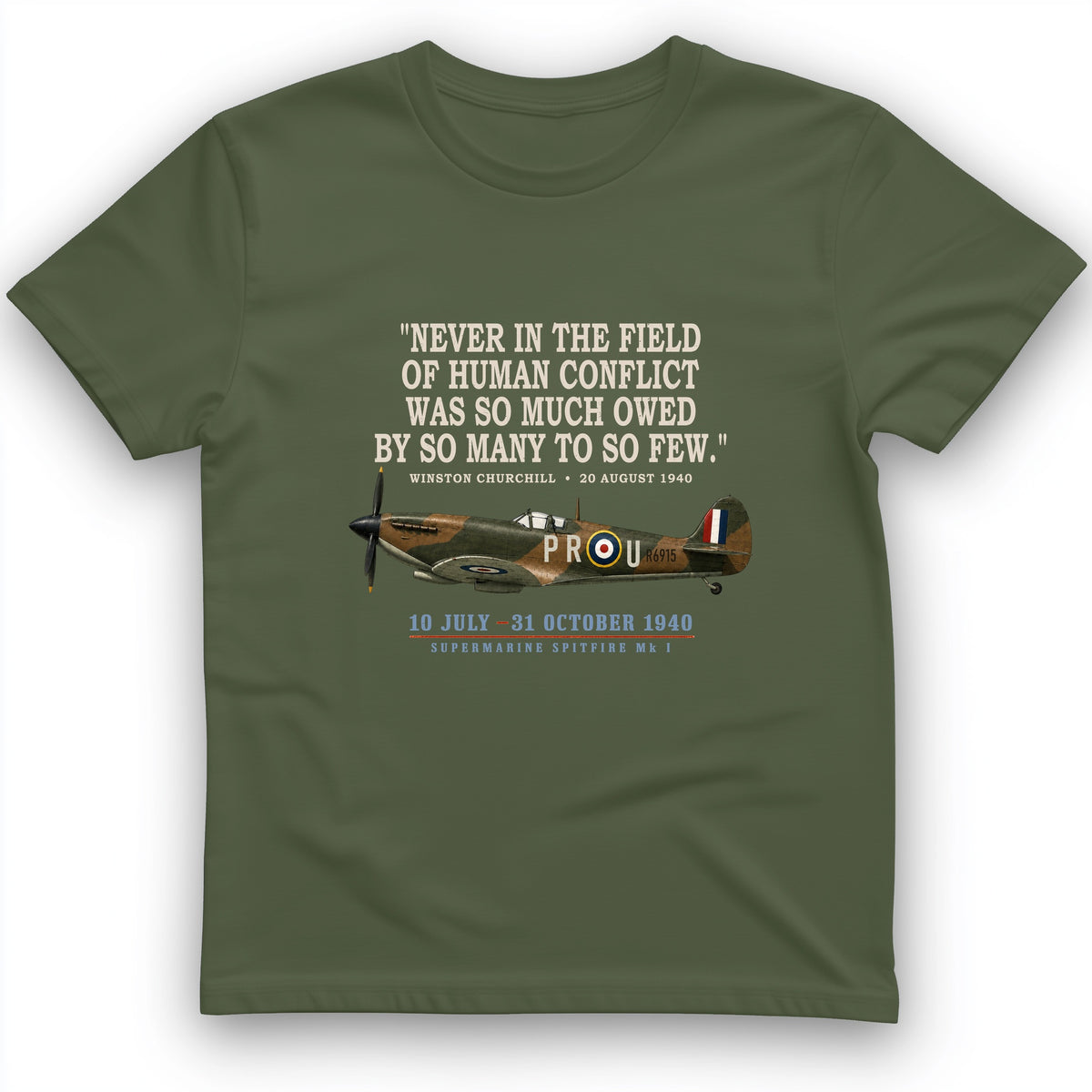 Spitfire So Few Quote T-Shirt