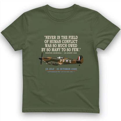 Spitfire So Few Quote T-Shirt