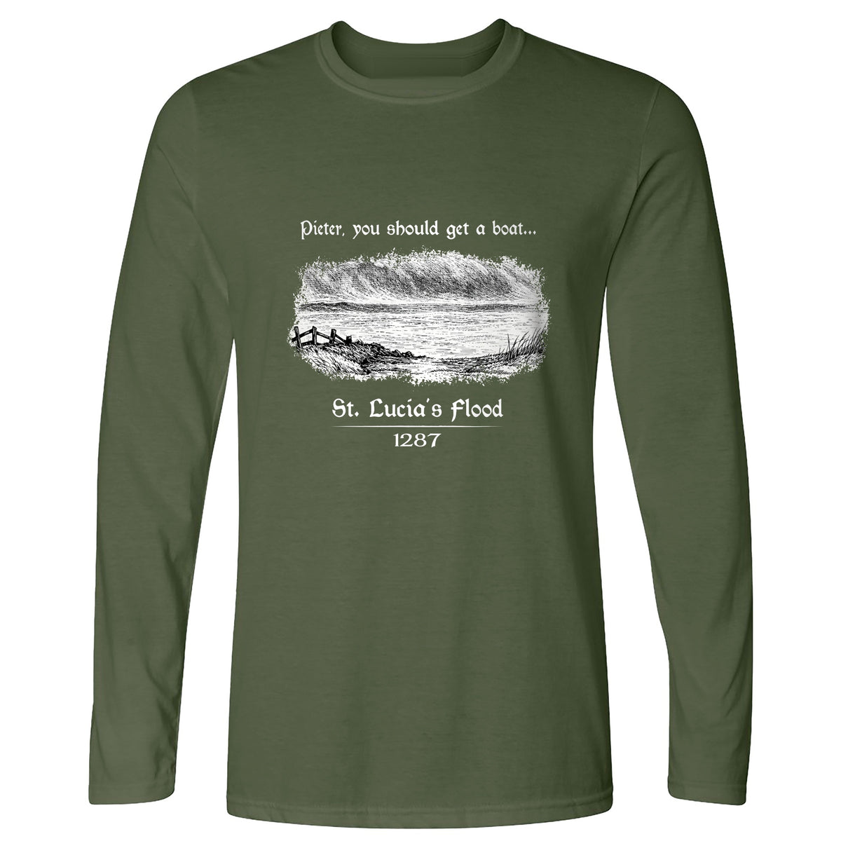 St Lucia Flood Long Sleeve T-Shirt