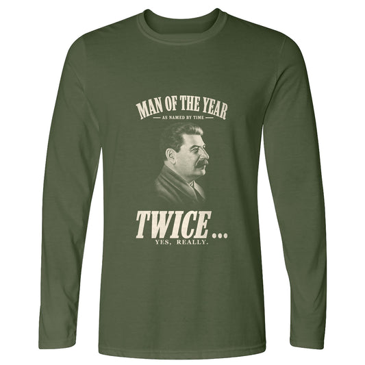 Stalin Man Of The Year Twice Long Sleeve T-Shirt