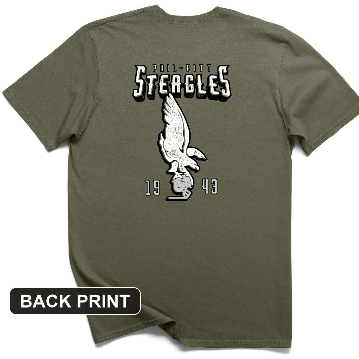 Steagles Back Print T-Shirt