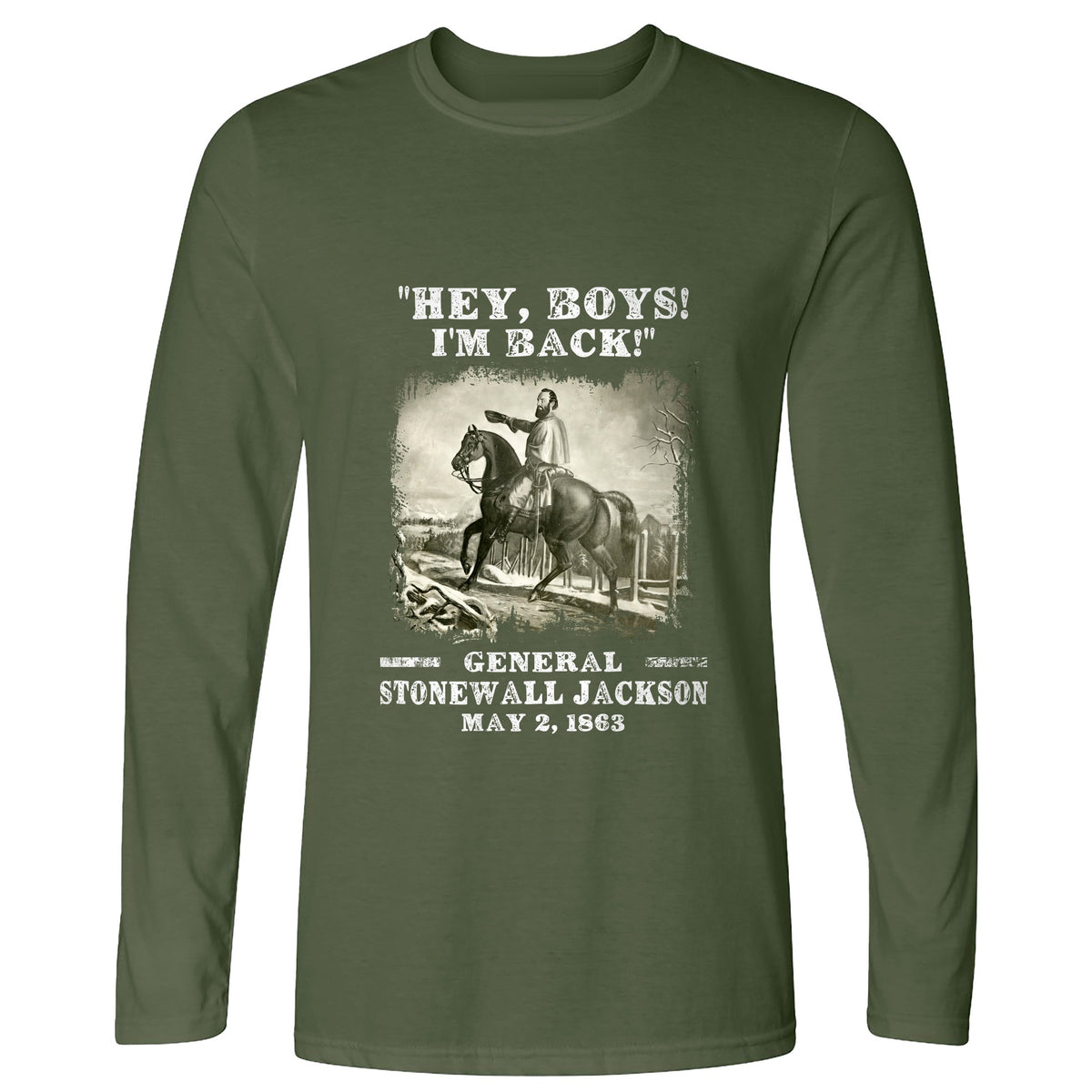 Stonewall Jackson Long Sleeve T-Shirt