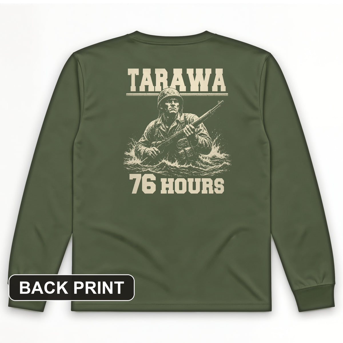 Tarawa Back Print Long Sleeve T-Shirt