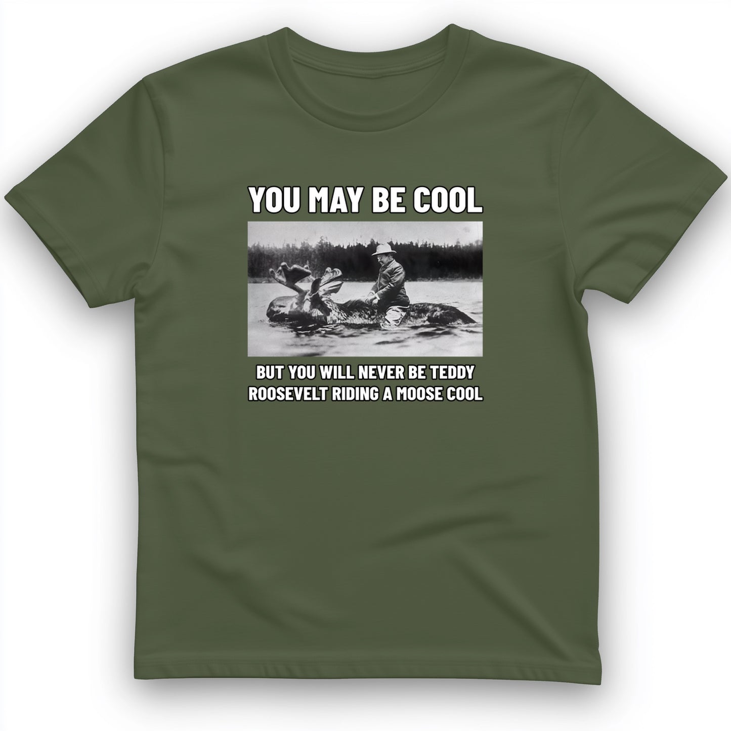Teddy Riding Moose T-Shirt