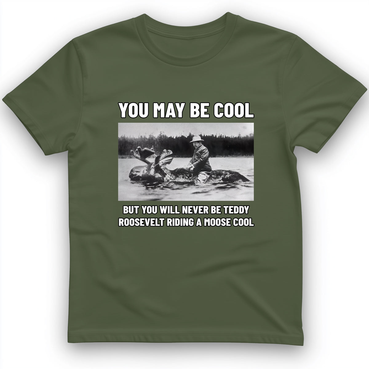 Teddy Riding Moose T-Shirt