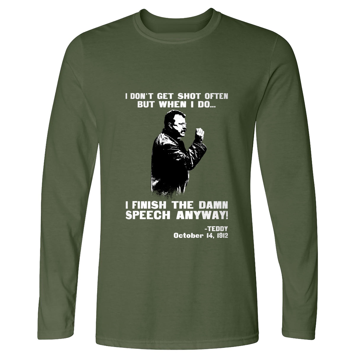 Teddy Speech Long Sleeve T-Shirt