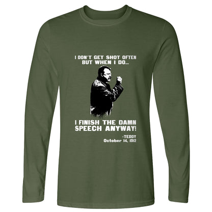 Teddy Speech Long Sleeve T-Shirt