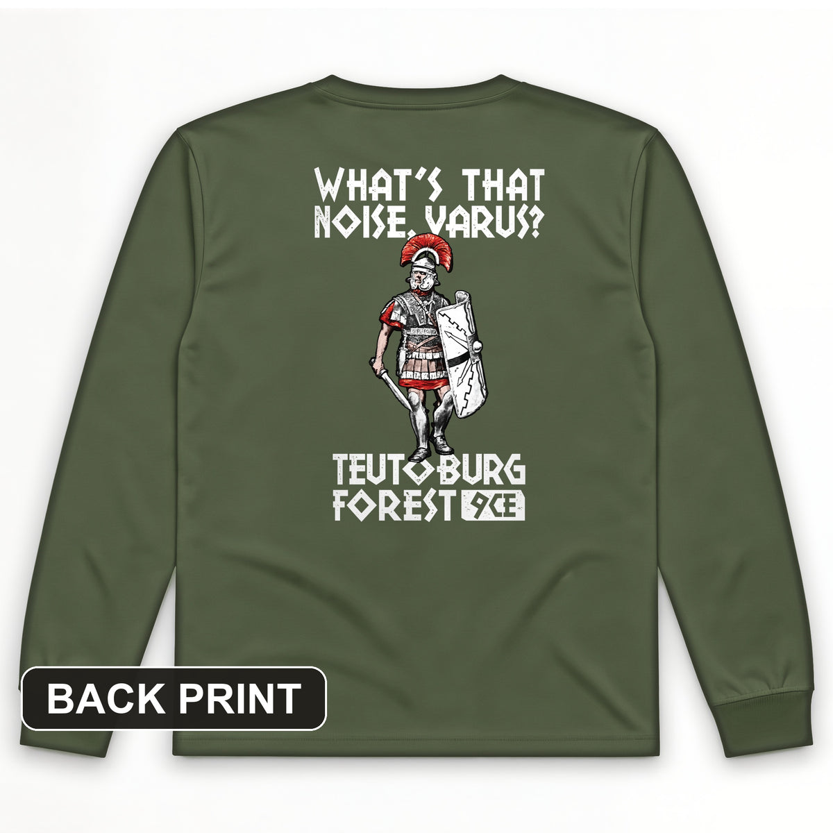 Teutoburg Forest Back Print Long Sleeve T-Shirt