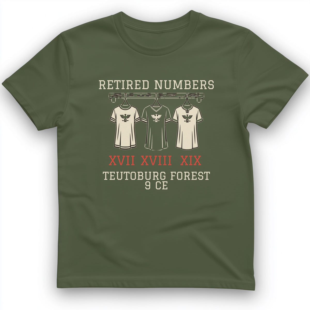 Teutoburg Retired Numbers T-Shirt