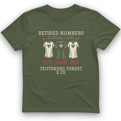 Teutoburg Retired Numbers T-Shirt