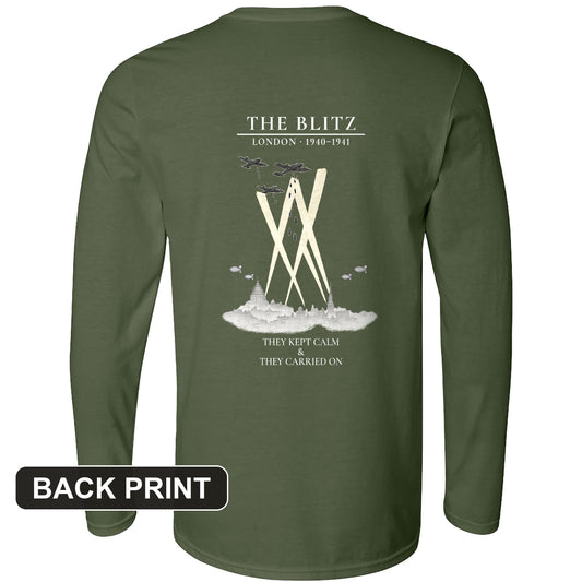 The Blitz Back Print Long Sleeve T-Shirt