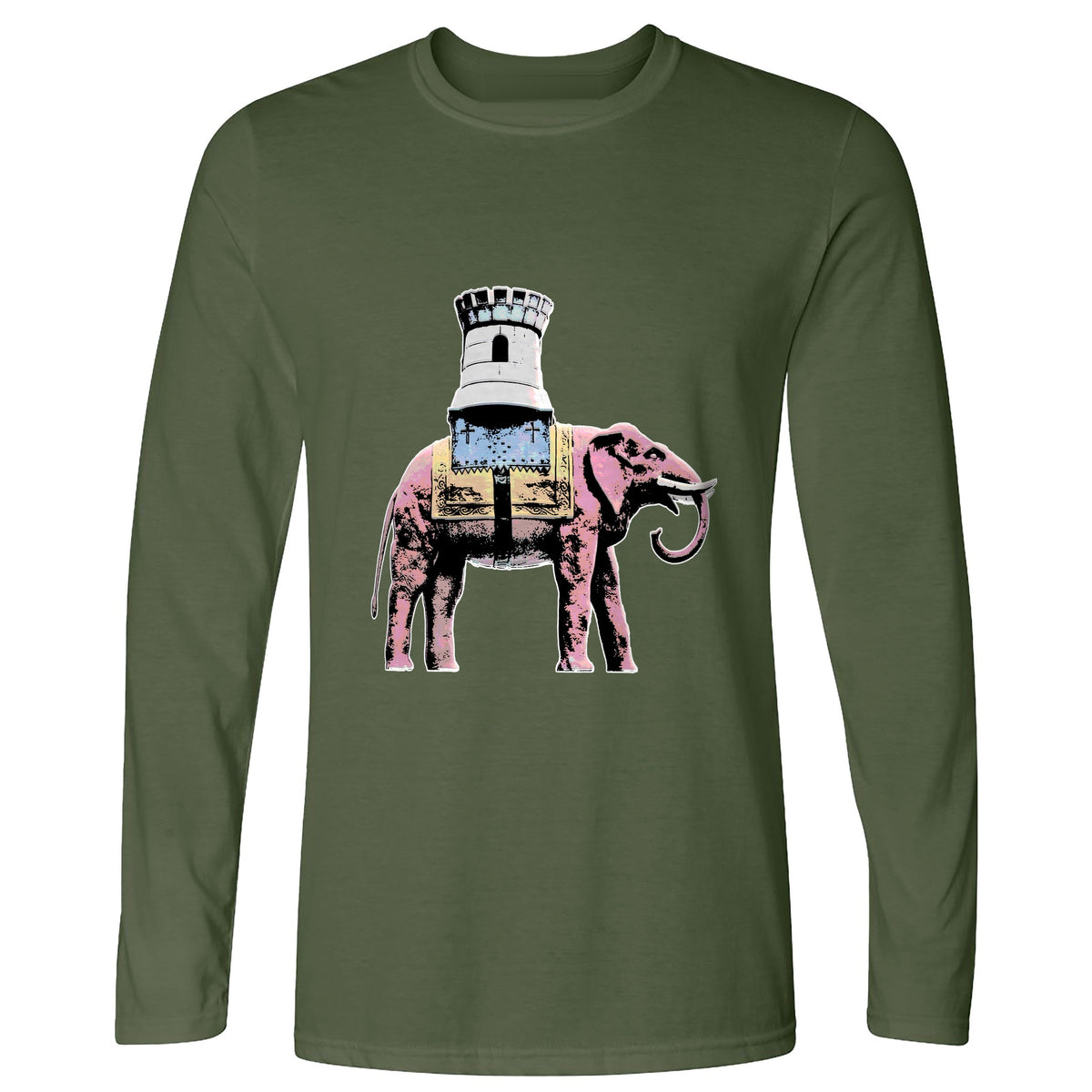 The Elephant And The Castle Long Sleeve T-Shirt