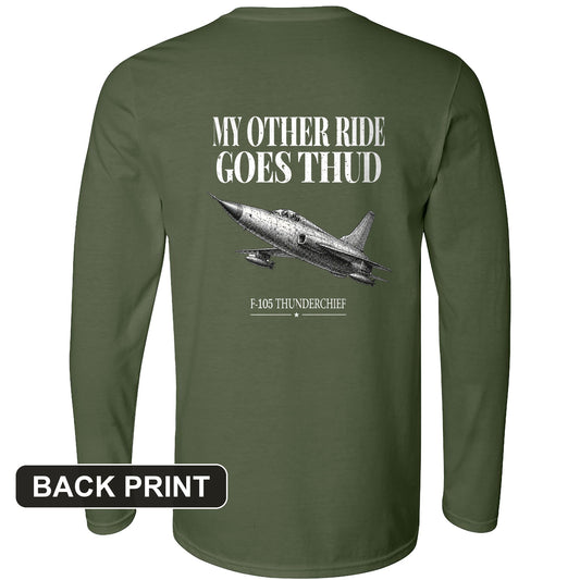 Thud Back Print Long Sleeve T-Shirt