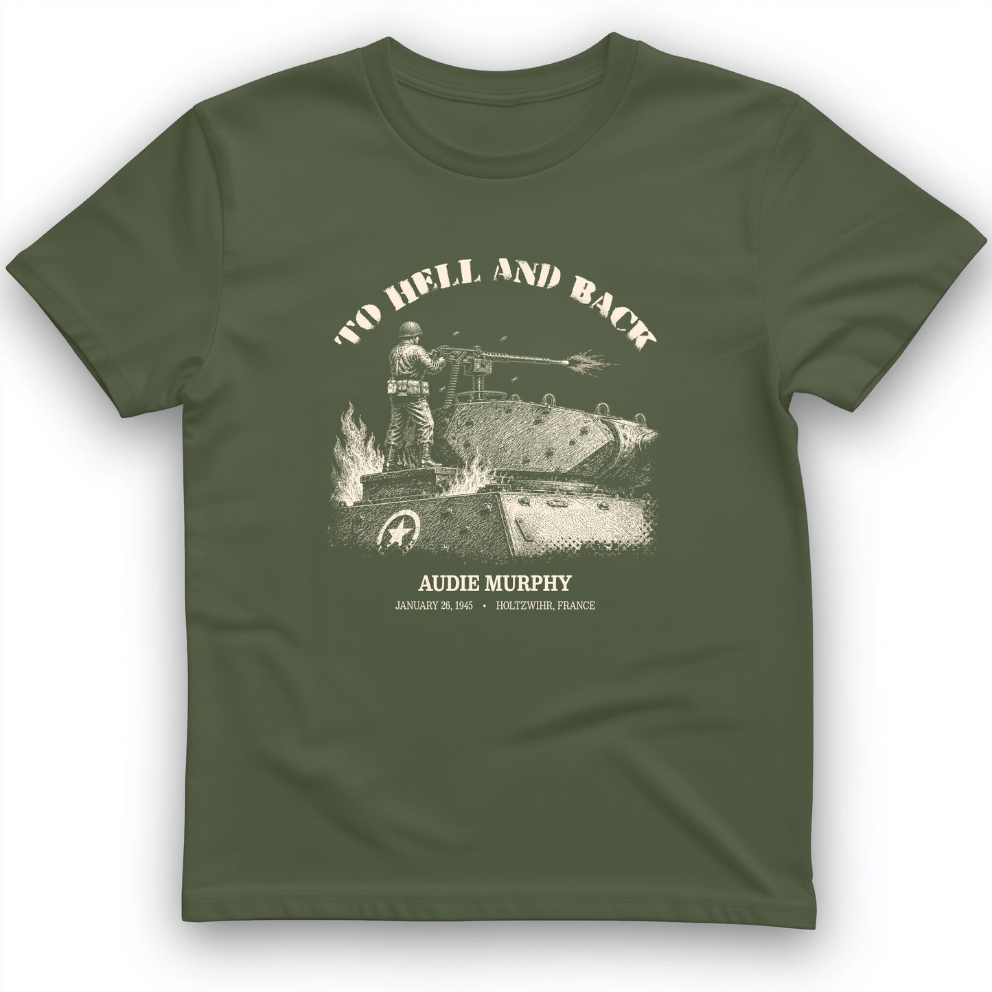 To Hell And Back - Audie Murphy T-Shirt