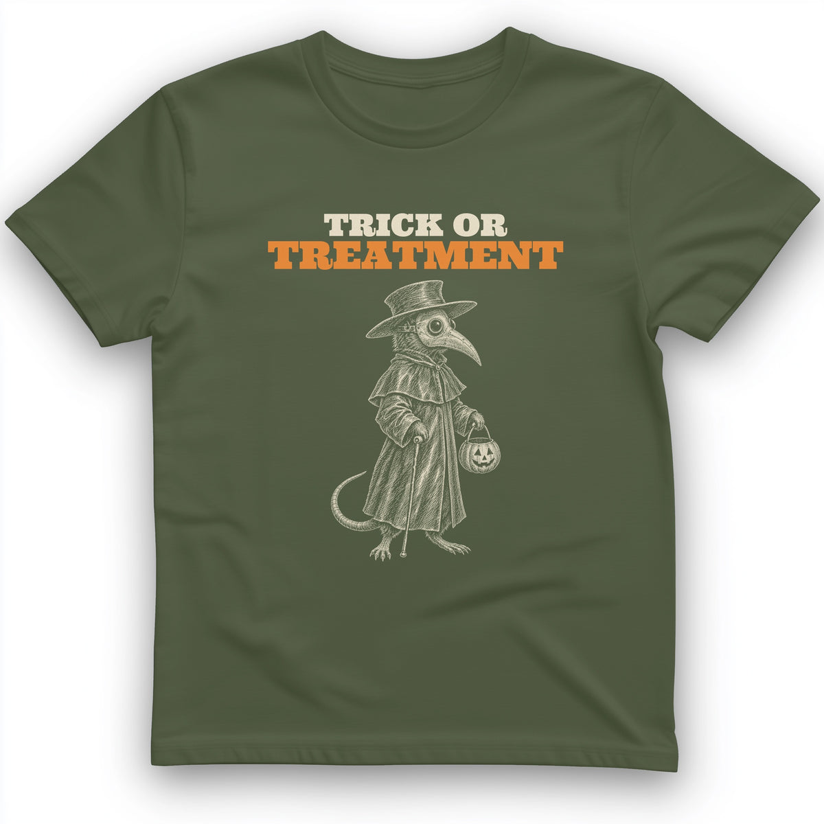 Trick Or Treatment Plague Rat T-Shirt